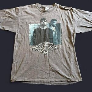 Vintage 2004 Y2K Montgomery Gentry gray concert tour shirt country music XL